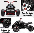 Kids Electric Ride On Truck Car 2 Speed Led Music 12v 3 Wheel Battery Powered