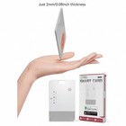 Slim Rechargeable Wallet Tracker Card Works With Both Iphone   Google Find My