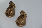  monk With Book  Bronze Clad Bookends 1930s-40s Armor Bronze Co Art Deco Style