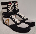 Reebok Boxing Boot Buck Customized Black White Gold Bd1348 Men s Size 9 5