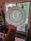 Vintage Mid Century Semi Flush Glass Dome Ceiling Light Fixture Light Diffuser