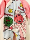 Vintage 90s Baby Clothes Size 4t   Sleeper One Piece - Barney   Baby Bop