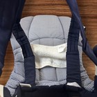 B  b   Confort Baby Carrier Navy Blue Gingham Checked Infant Newborn Comfort