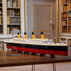 Titanic Large Cruise Ship Building Blocks     9090 Pcs  Compatible With 10294 