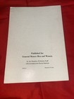 1952 Gm Personnel Staff Rack Service Booklet Fire  Pamphlet Rare