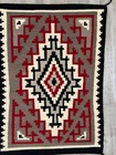 Navajo Ganado Rug By Louise Johnson   Ca  1976    Size 46  L X 33  W