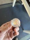 Small Clear Glass Collectible Inkwell Vintage Desk Accessory Antique Style