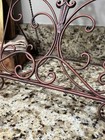 Fleur De Lis Oil Rubbed Bronze Cast Iron Cookbook Stand Easel Book Holder Ornate