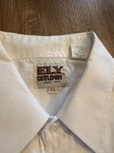 Ely Cattleman Men s Western Show Shirt White Xl Decorative Piping Snap Buttons