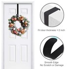 4 Pack Solid Wreath Hanger For Front Door Window Wreath Hooks Holder Over The   