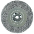 8  Crimped Wire Wheel Brush With 5 8  Arbor - Ideal For Light Industrial Use