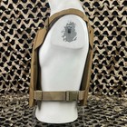 New Lancer Tactical Low Profile Laser Cut Molle Plate Carrier - Tan  ca-7705t 