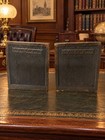 Antique Pompeian Bronze Altar Of Love Bookends Pair Figural Art Deco