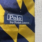 Polo Ralph Lauren Dress Tie Boys Size 49    3    Yellow Blue Striped Formal City