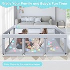Large Baby Playpen Activity Center Safe Toddler Play Area Portable Mesh Fence Us