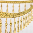 Curtain Tassel Crystal Beaded Fringe 1m Trim Sewing Upholstery Fabric Ribbon