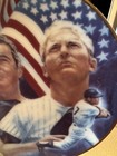 1986 Mickey Mantle 4 1 4 Sports Impressions Plate   stars N Stripes robert Simon
