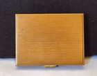 Vintage Gillette Travel Safety Razor    n Blades Gold Case With Insert Collectible