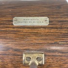Atq Oak Fraternal Concealed Ballot  Box Meeting House Rounded Shape   Marbles