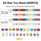 420pcs 12v Auto Blade Fuse Assortment Kit Set Car Truck Motorcycle Rv Boat Fuses