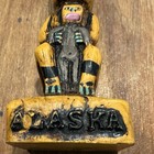 Vintage Alaska Totem Pole Resin Figurine Native Style Souvenir Cabin Lodge Decor