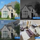 Zosi 1080p 4-in-1 Ir Distance Outdoor Bullet Cctv Security Camera Video Cable