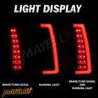 Led Tail Lights For 1988-1998 Chevy Gmc C k 1500 2500 3500 Clear Lens Brake Lamp