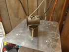 Antique Justrite Half Shift Brass Carbide Miner s Lamp With Candle Stick Early