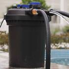 2600 Gal Pond Pressure Bio Filter W  13w Uv Sterilizer Light Koi Fish Etl Listed