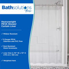 70 In  W X 72 In  H Heavyweight Peva Shower Curtain Liner In Clear Free Shipping