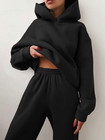 Women 2 Piece Hoodie Sweatsuit Set Long Sleeve Top Jogger Pants Casual Outfit