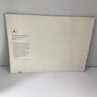 Mercedes-benz Car 240d 300d 230 280 And 280c Brochure 