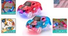 2-pack Light-up Racer Cars For Glow Tracks     Perfect Gift For Kids Aged 3-8