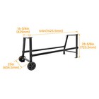 Steel For Universal Adjustable F brake Mounting Stand W wheels For Trailer   Van