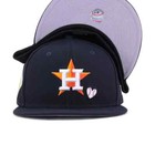 Houston Astros New Era 2017 World Series Navy Heart 59fifty Fitted Hat Size 8