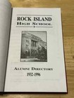 Rock Island High School Alumni Directory 1932 - 1996  Hardcover  481 Pages