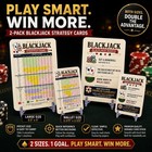 2 Pack Blackjack Basic Strategy Cards Wallet Size   Large Easy Read Casino Guide
