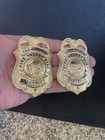 Pine Valley California Fire Helmet And Two Original Badges 