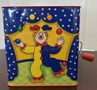 Vintage Schylling Jack In The Box Musical Toy 1997 Euc Clown