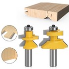 Matched Tongue And Groove Router Bit V-notch Cutter 1 2-inch Shank