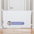    retractable Baby   Pet Safety Gate 54 x34  Indoor Outdoor Mesh Gray   