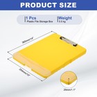 Clipboard With Storage Large Capacity Clipboards Case  Yellow