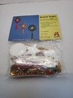 Vintage 1978 Leewards Mirrored Shapes Sequin Bead Pinning Christmas Ornament Kit