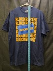 Blockbuster Adult Unisex  Large Short Sleeve Movie Rental Block Stacked Logo