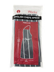 Chef Works New Professional Unisex Black   White Striped English Chef Apron A100