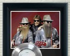 Zz Top  gimme All Your Lovin  Silver Framed Record Display