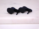 Vintage Barbie 1960s Japan Navy Blue Open Toe Mules Shoes