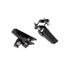 Pro  Pair Bicycle Steel Foldable Folding Fork Foot Step Pegs Black Bike Bmx Mtb