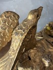 Orig Antique Cast Iron Mechanical Bank Eagle   Eaglets J  e Stevens 1883 Works 