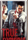 True Romance Signed Movie Poster 11x17 With Coa - Authentic Memorabilia